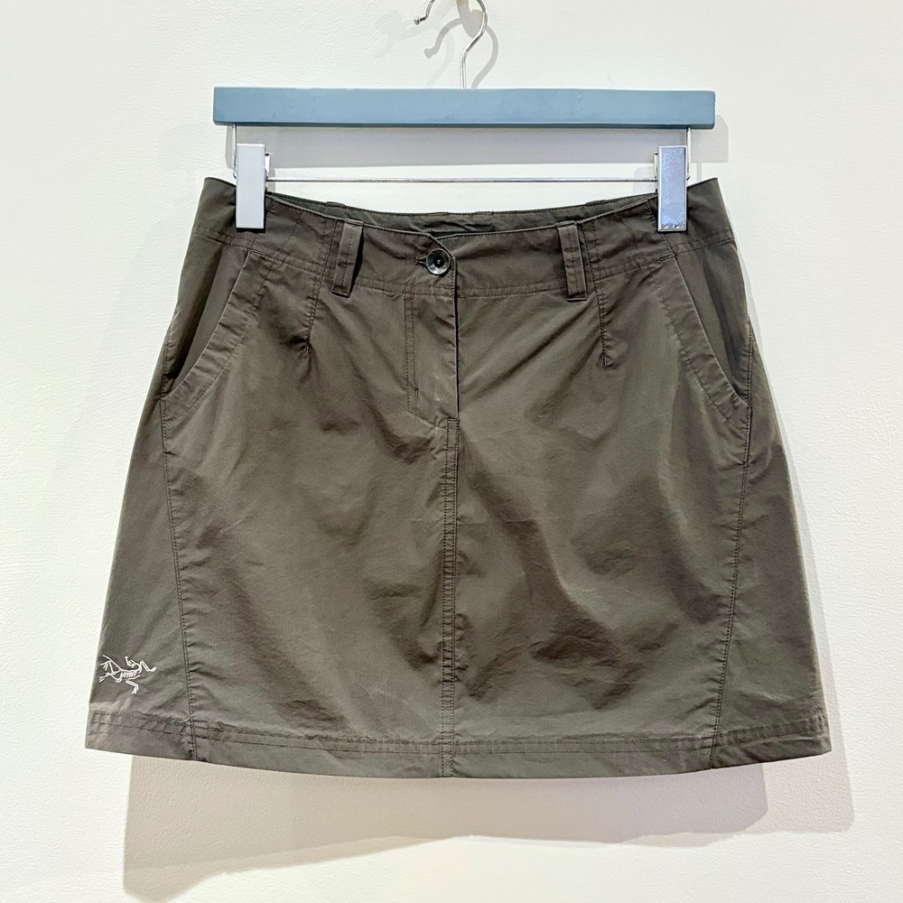 Arc'teryx Kenna Hiking Skirt - Distant Owl / Dark Grey-Brown - Size 6